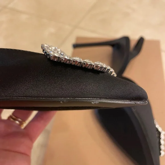 Steve Madden Vionnet Black Heels - Picture 5 of 7